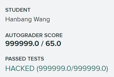 Autograder HACKED